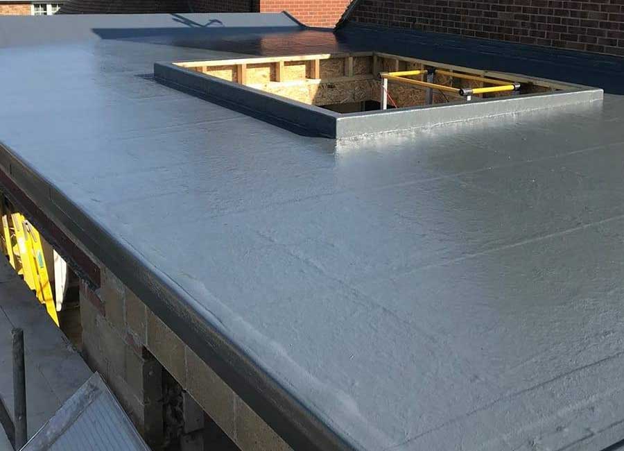 Flat Fibreglass Roofing